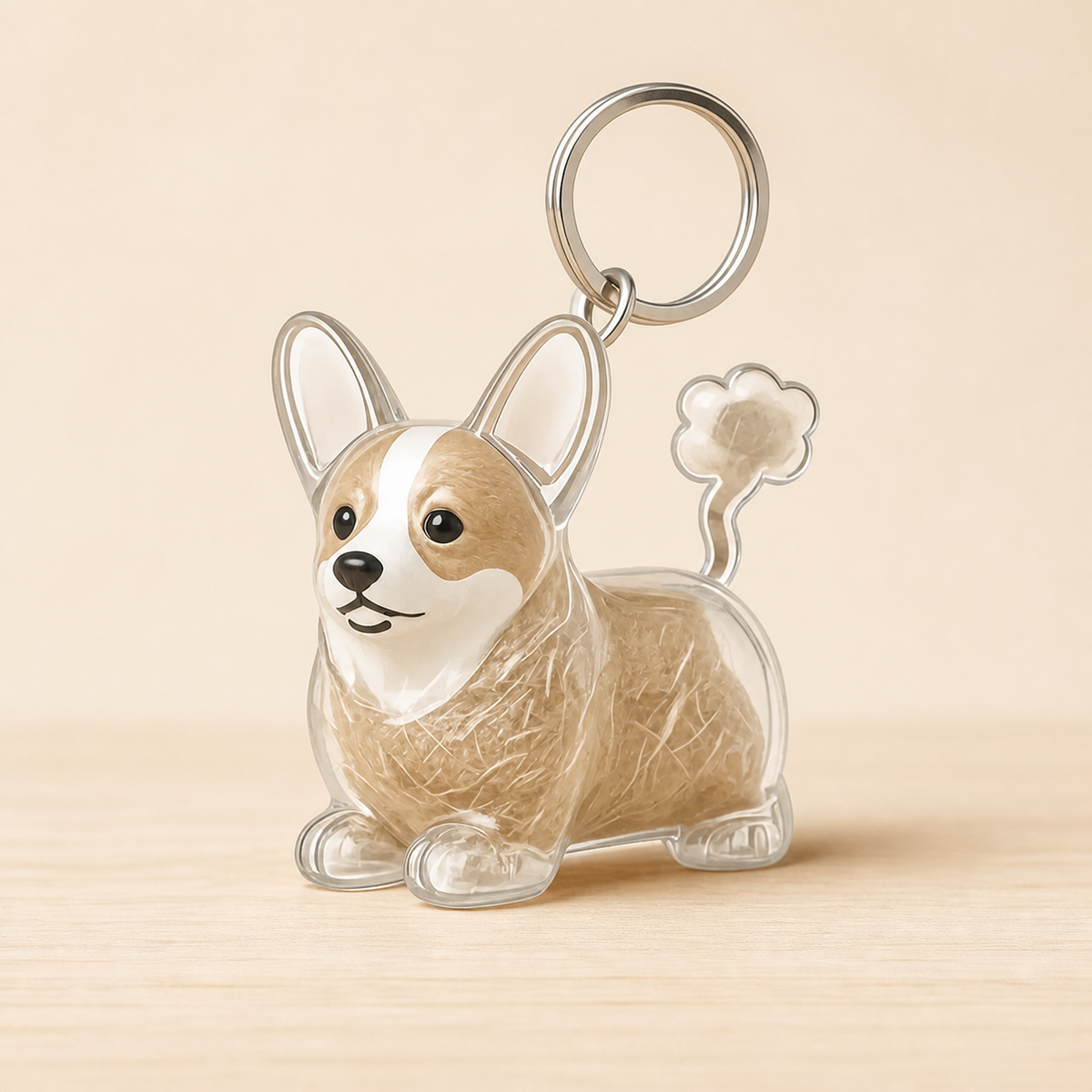 Barkora Memory™ – Porte-clés souvenir pour poils de chien